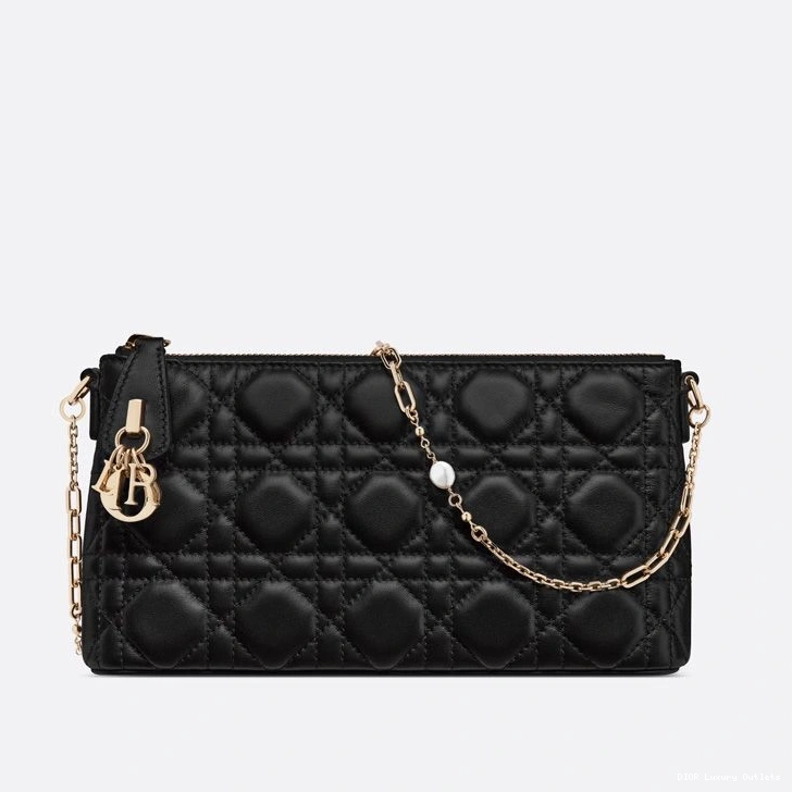 Midi Black Mini Cannage Dior Lambskin Bag 0708 Luxury
